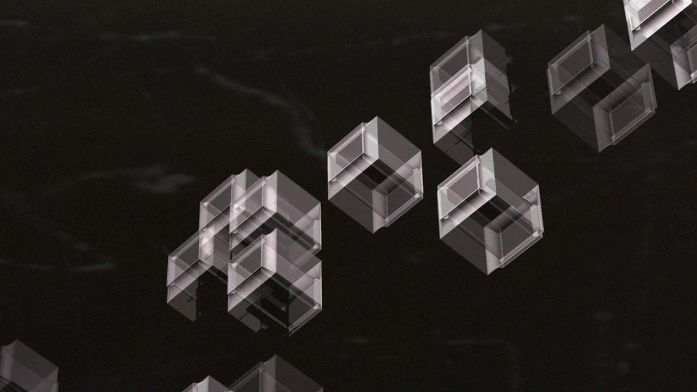 A pattern of cubes